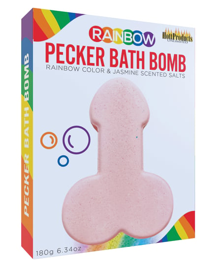 Rainbow Pecker Bath Bomb by Hott Products product image