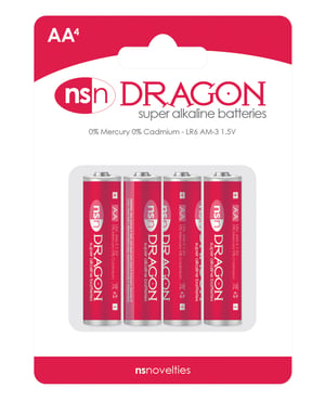 Dragon Alkaline Batteries – AA Pack of 4 by Dragon product image