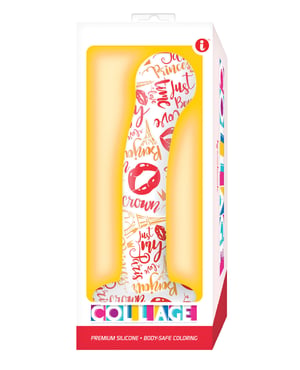 Collage I Remember Paris G Spot Silicone Dildo by Collage product image