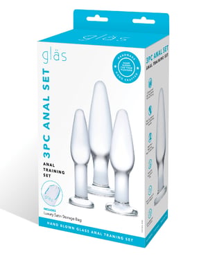 Glas 3 pc Glass Anal Training Kit by Glas product image