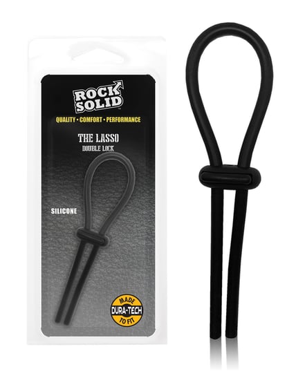 Rock Solid Lasso Single Adjustable Lock Black Silicone by Rock Solid product image