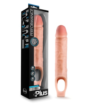 Blush Performance Plus 10″ Silicone Cock Sheath Penis Extender – Flesh by Performance Plus product image
