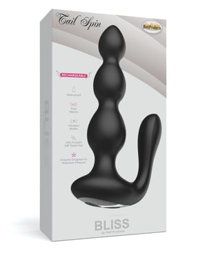 Bliss Tail Spin Anal Vibe – Black by Bliss product image
