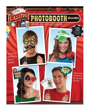 Casino Photo Booth Prop Kit – Set of 18 pc by No Brand product image