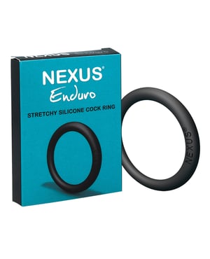 Nexus Enduro Silicone Cock Ring – Black by Nexus product image