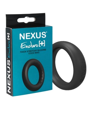Nexus Enduro Plus Silicone Cock Ring – Black by Nexus product image