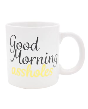 Attitude Mug Good Morning Asshole – 22 oz by Island Dogs product image