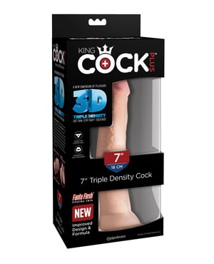King Cock Plus 7″ Triple Density Cock by King Cock product image
