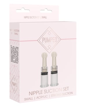 Shots Pumped Nipple Suction Set – Small Clear by Pumped product image