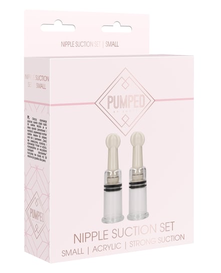 Shots Pumped Nipple Suction Set – Small Clear by Pumped product image