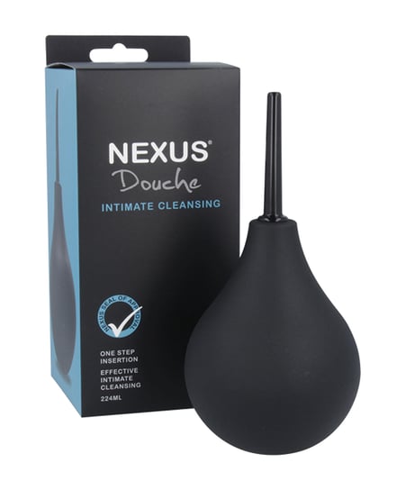 Nexus Non-Return Valve Anal Douche – 224 ml Black by Nexus product image