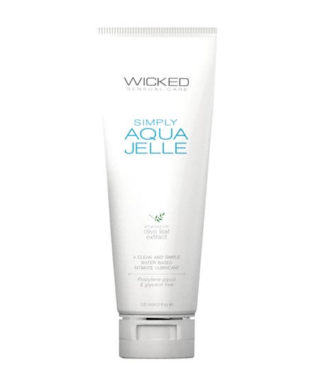 Wicked Sensual Care Simply Aqua Jelle Waterbased Lubricant – 4 oz by Wicked Sensual Care product image