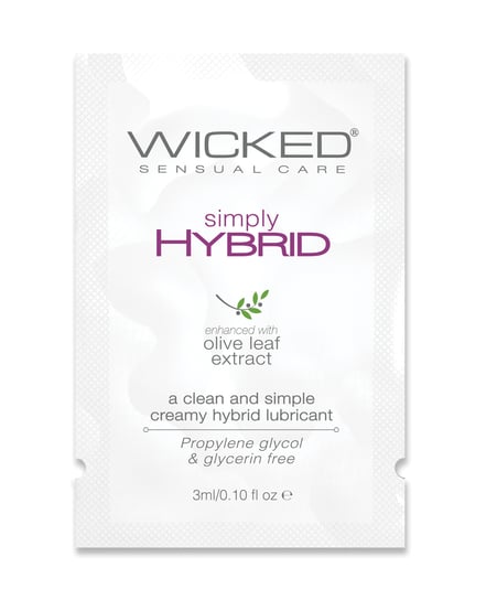 Wicked Sensual Care Simply Hybrid Lubricant – .1 oz by Wicked Sensual Care product image