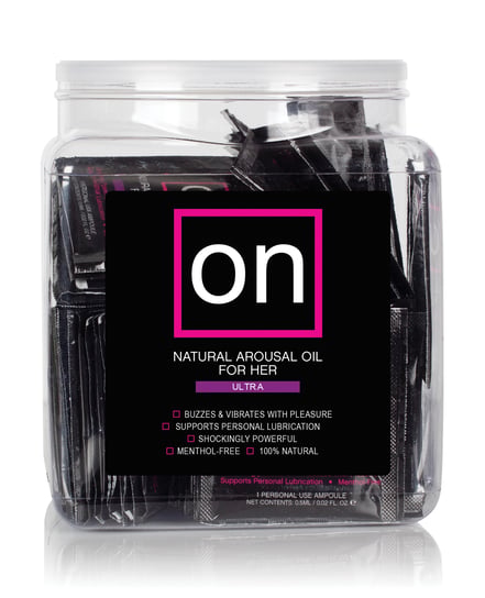 ON for Her Arousal Oil Ultra – Tub of 75 Single use Ampoule by On product image