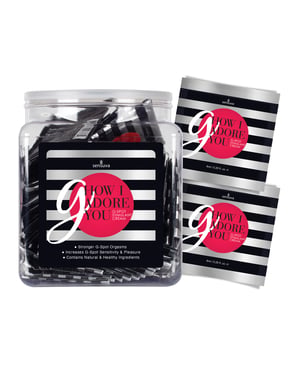 G How I Adore you G-Spot Enhancement Cream – Tub of 100 Single Use Packet by Sensuva product image