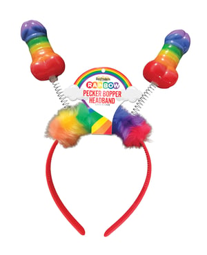 Rainbow Pecker Bopper Headband by Hott Products product image