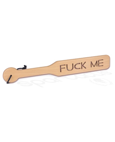 Spartacus Zelkova Wood Paddle – 37.5 cm Fuck Me by Spartacus product image