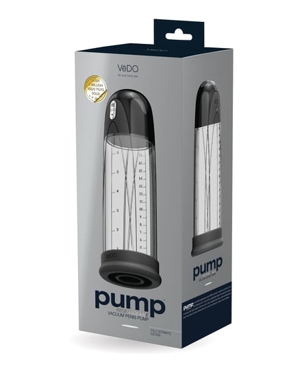 VeDO Pump Rechargeable Vacuum Penis Pump – Just Black by VeDO product image