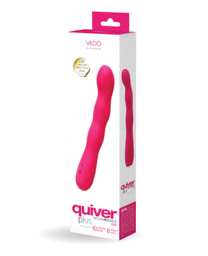 VeDO Quiver Plus Rechargeable Vibe – Foxy Pink by VeDO product image