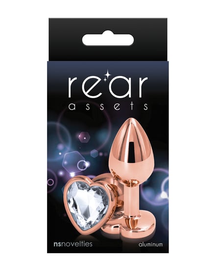 Rear Assets Rose Gold Heart Small – Clear by Rear Assets product image