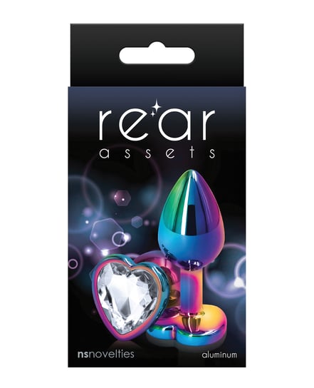 Rear Assets Multicolor Heart Small – Clear by Rear Assets product image