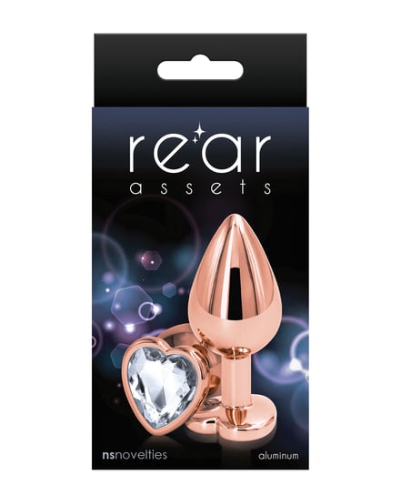 Rear Assets Rose Gold Heart Medium – Clear by Rear Assets product image