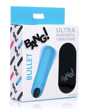Bang! Vibrating Bullet w/Remote Control – Blue by Bang! product image