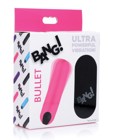Bang! Vibrating Bullet w/Remote Control – Pink by Bang! product image
