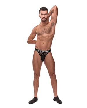 Cock Pit Fishnet Cock Ring Jock Black L/XL by Male Power product image