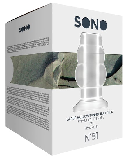 Shots Sono Butt Plug – Large Clear by Sono product image