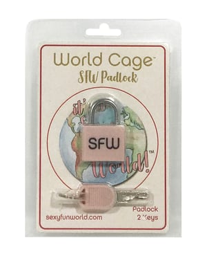 World Cage SFW Padlock w/2 Keys by World Cage product image