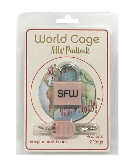 World Cage SFW Padlock w/2 Keys by World Cage product image
