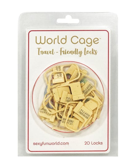 World Cage Travel Friendly Locks – 20 Pack Plastic Locks by World Cage product image