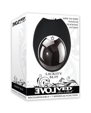 Evolved Lickity Slit Oral Massager – Black by Evolved product image