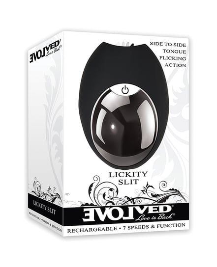 Evolved Lickity Slit Oral Massager – Black by Evolved product image
