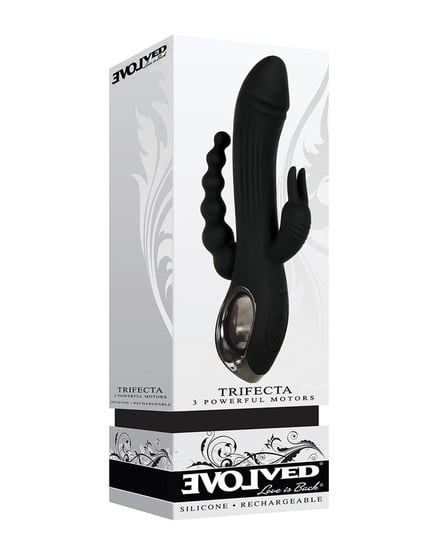 Evolved Trifecta Triple Stim Rechargeable – Black by Evolved product image
