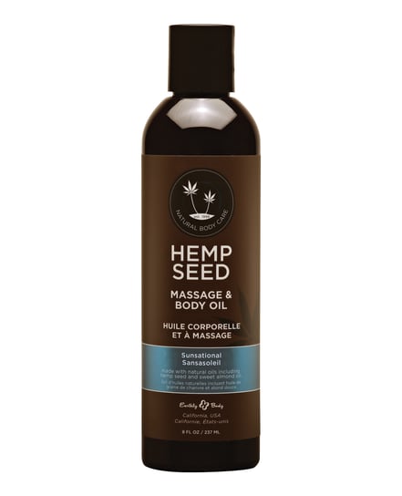 Earthly Body Massage & Body Oil – 8 oz Sunsational by Earthly Body product image