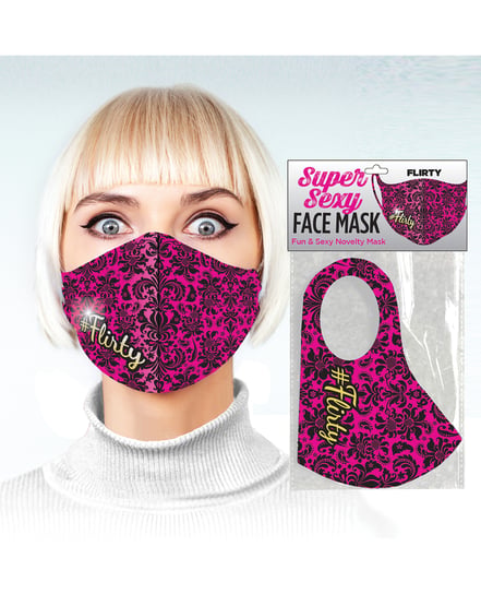 Super Sexy #Flirty Script Mask by Little Genie product image