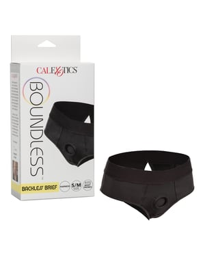 Boundless Backless Brief S/M – Black by Boundless product image