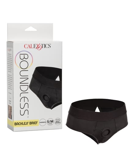 Boundless Backless Brief S/M – Black by Boundless product image