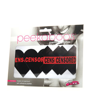 Peekaboos Censored Hearts & X – Pack of 2 by Peekaboos product image