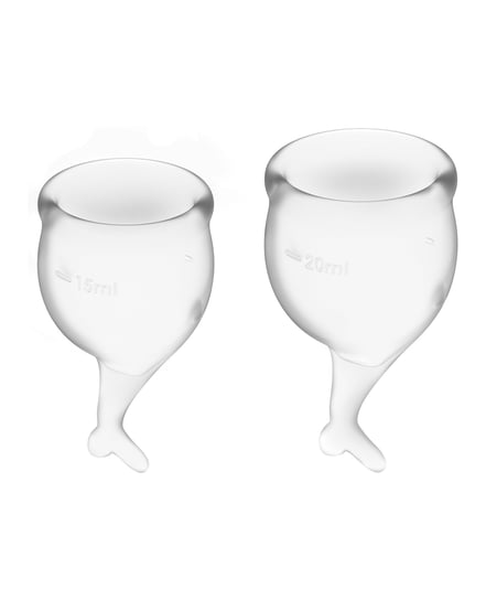 Satisfyer Feel Secure Menstrual Cup – Transparent by Satisfyer product image