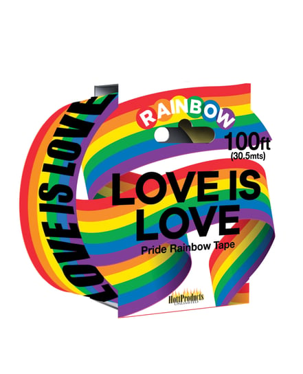 Love Is Love Rainbow Style Caution Party Tape by Hott Products product image