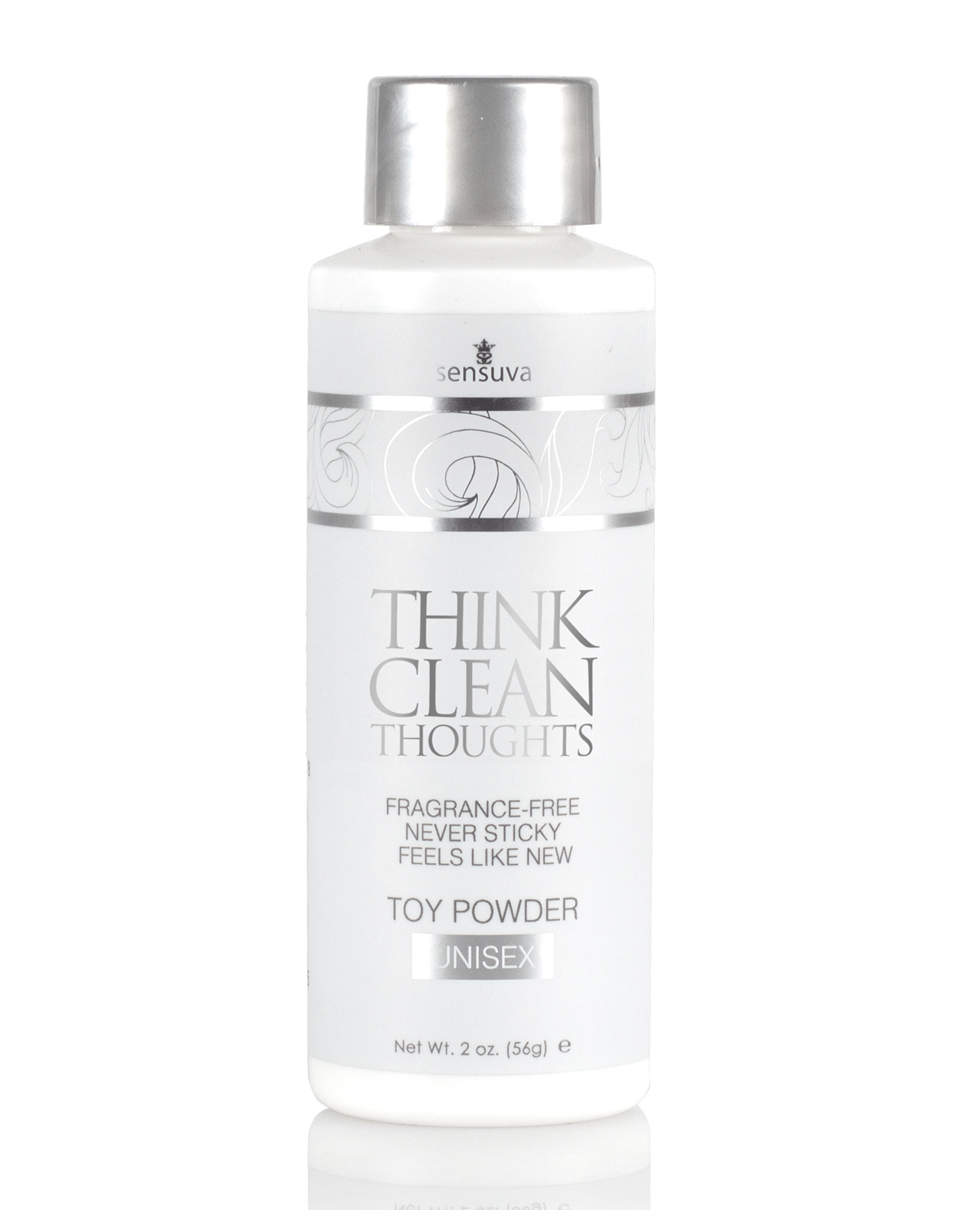 Sensuva Think Clean Thoughts Toy Powder – 2 oz Bottle by Sensuva product image