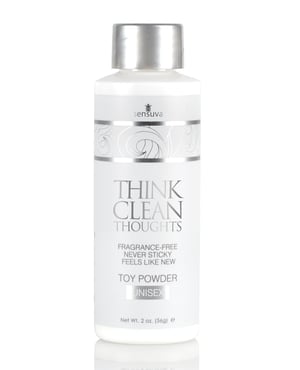 Sensuva Think Clean Thoughts Toy Powder – 2 oz Bottle by Sensuva product image