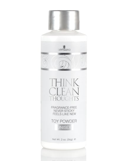 Sensuva Think Clean Thoughts Toy Powder – 2 oz Bottle by Sensuva product image