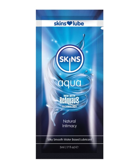 Skins Aqua Water Based Lubricant – 5 ml Foil by Creative Conceptions product image