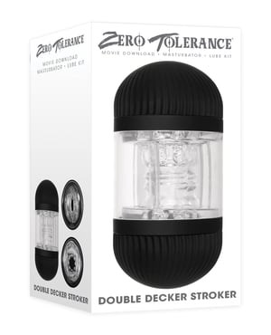 Zero Tolerance Double Decker Stroker – Black/Clear by Zero Tolerance product image