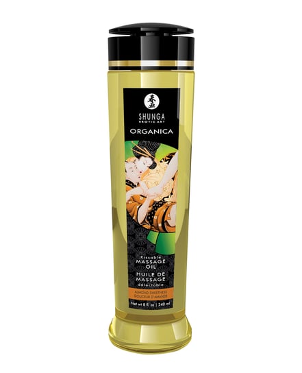 Shunga Organica Kissable Massage Oil – 8 oz Almond Sweetness by Shunga product image