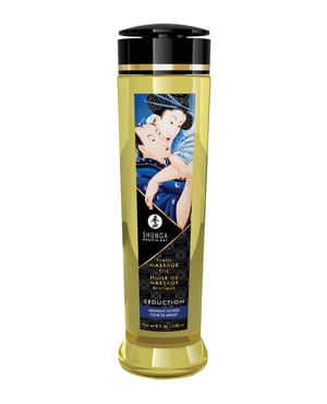 Shunga Massage Oil – 8 oz Midnight Flower by Shunga product image